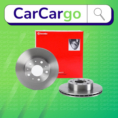 Brembo Vented Front Brake Discs Pair Peugeot Boxer 2.2 HDi 150 2011-2024 300 mm