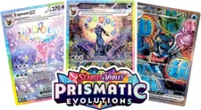 Prismatic Evolution Singles SV10: TCG Ex, Trainers, Ace Specs – Pick Your Card