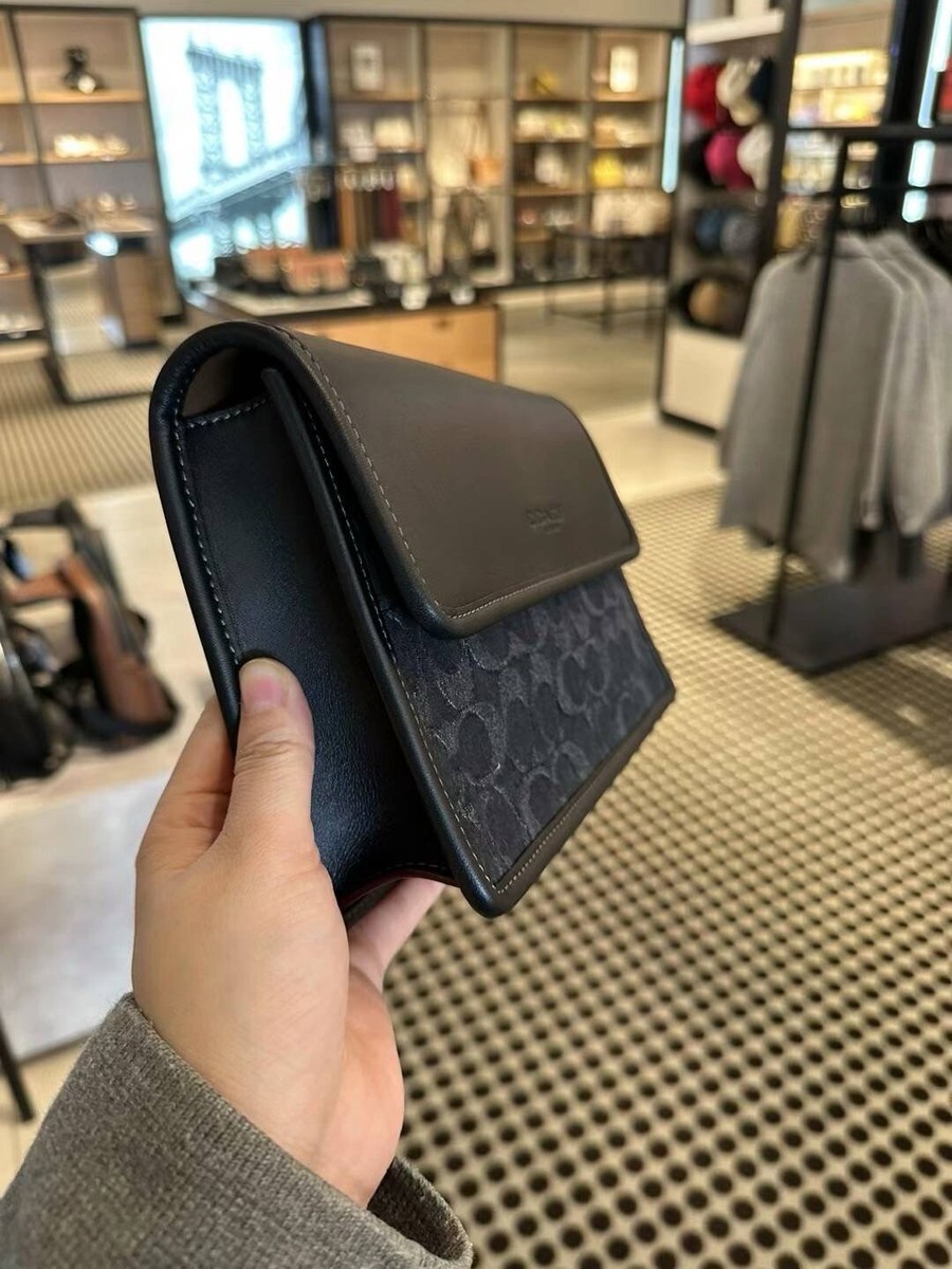 【美品】COACH NWT ❤️Coach Turner Flap Crossbody In Signature Denim CQ148 | eBay