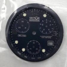 NOS Sector Expander 210 chronograph esfera 5215332084 dial watch vintage