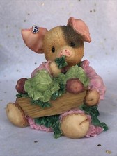 Enesco This Little Piggy Sow Lucky Pig Figurine 299871 Vintage 3" TLP 1997