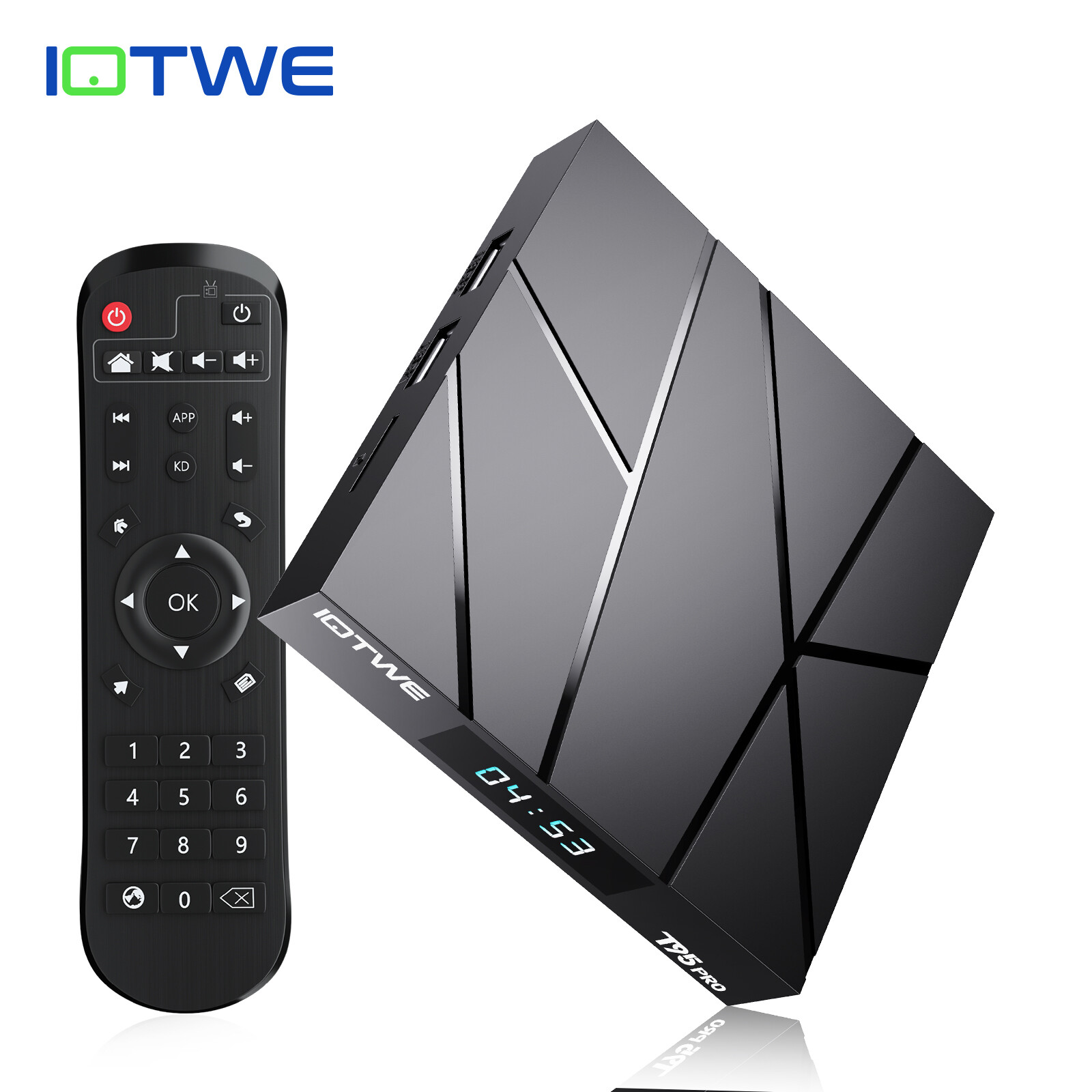 Smart TV Box Android 13.0 WIFI 6 Quad Core 6K UHD Media Stream Player T95 PRO US-image