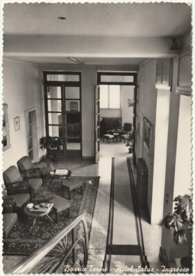 BOARIO TERME - BRESCIA - HOTEL SALUS - ENTRANCE - TRAVEL 1960 -10246-