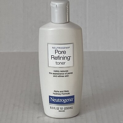 Neutrogena Pore Refining Toner 8.5 Fl oz 250ml Alpha And Beta Hydroxy Formula