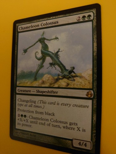 MTG Card. Chameloen Colossus. rare morningtide Shapeshifter - Picture 2 of 4