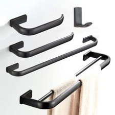 Oil-Rubbed Brass Bathroom Accessories Set Towel Bar Paper Holder Hardware Kit