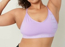 Victorias Secret PINK ULTIMATE Lightly Lined Removable Padding Sports Bra LARGE