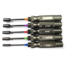 NEW Powerhobby Pro Series STANDARD Nut Driver Tool Set 5PC