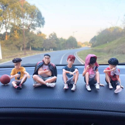 5pcs Anime Slam Dunk Sakuragi Rukawa Akagi Mitsui Miyagi PVC Action Figure Gift