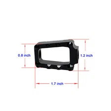 Mini Black 1.7'' Shiftpeg for Harley Dyna Super Wide Glide FXDB/I FXDC FLD FXDF 