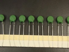 Lot of 2 RL6010-20-110-120PTF GE Sensing PTC Disc Thermistor 120V 20Ohm Type PTF