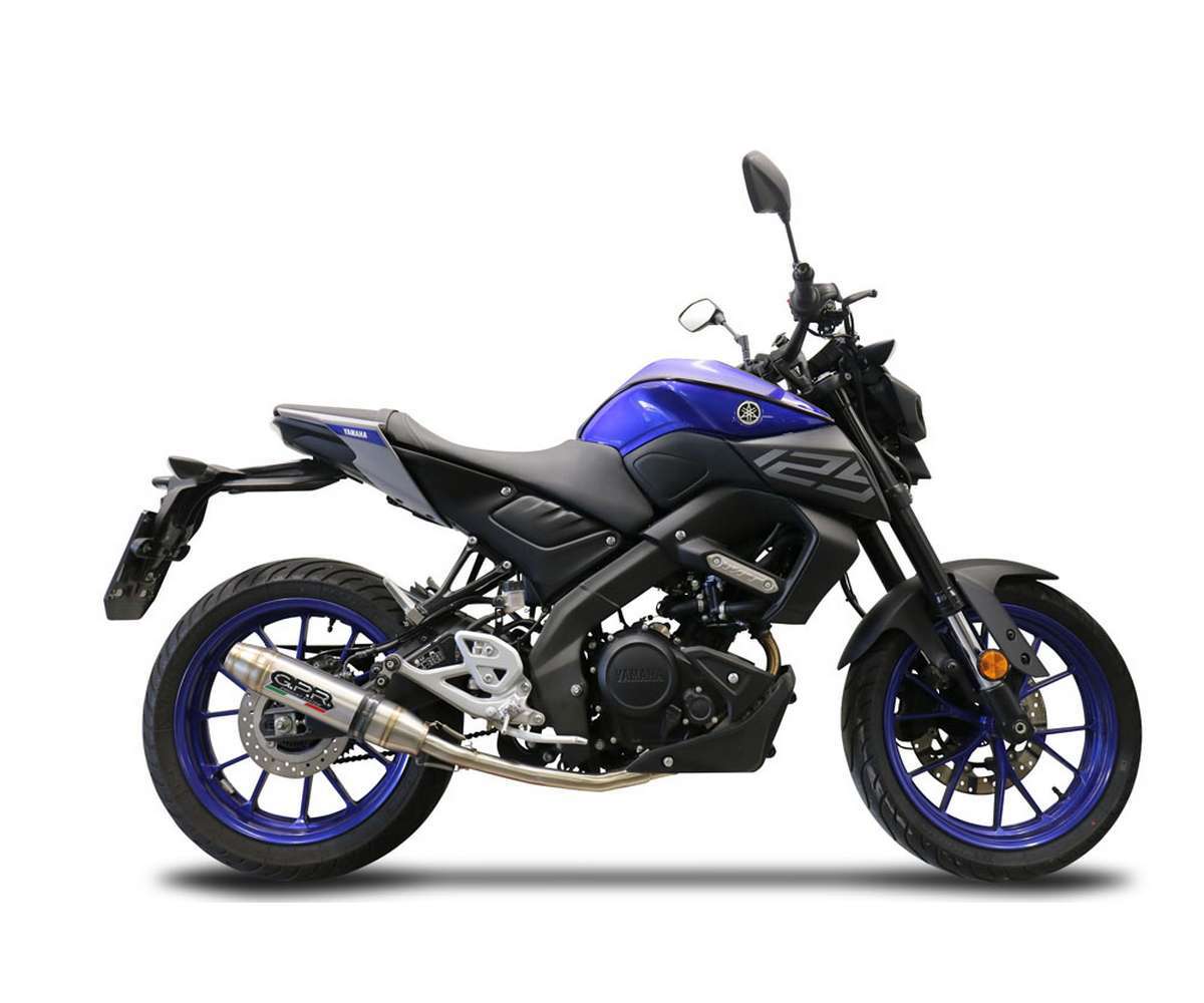 Full System Exhaust GPR Deeptone Inox Approved Yamaha Mt 125 2020