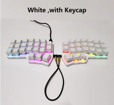 Corne crkbd v4.1 Split Keyboard VIAL Programmable RGB Macro Ergonomics keycap