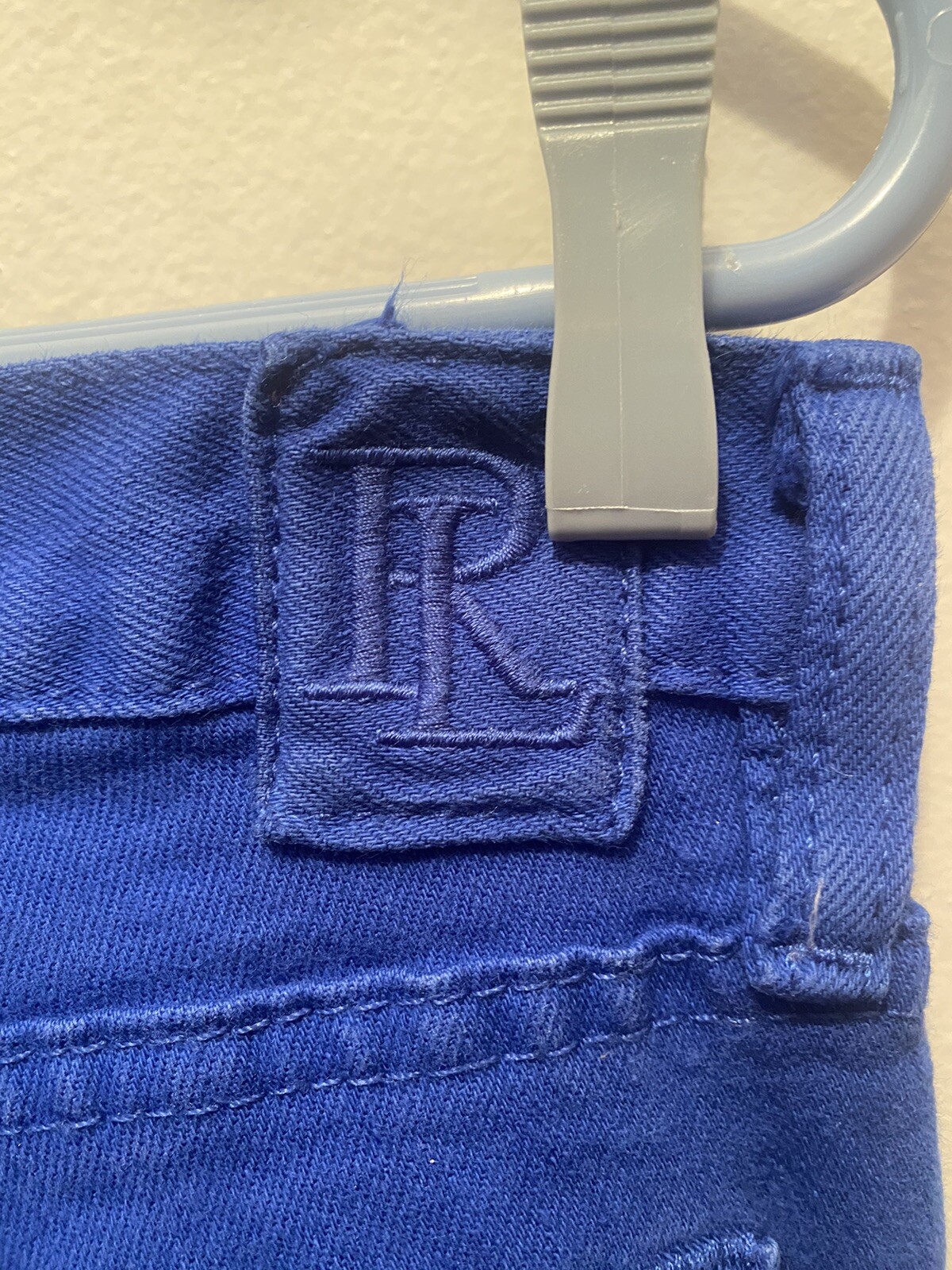 Ralph Lauren Sport donna 31 jeans pantaloni blu pony logo preppy casual