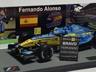 Pitboard 1:43 (Slate F1) / Fernando Alonso (Renault) 2005 World Champion
