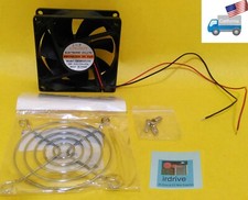 Kingmot 80mm Replacement Power Supply 0.23A 2-wire Cooling Fan Grill DFS802512H