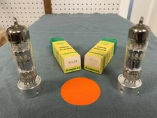 2x Matsubhita 16A8 PCL82 Pentode Tubes - Amperex Boxes - Sencore TC162 Tested