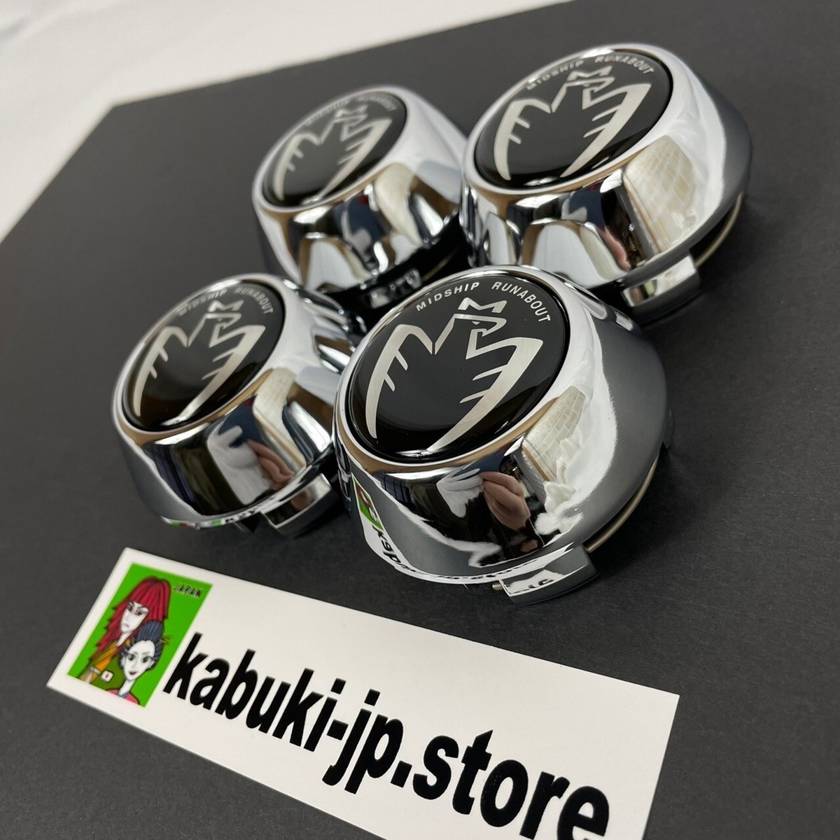 みらい Toyota GENUINE Wheel Center Caps ×4 99-07 MR2 Spyder MR-S