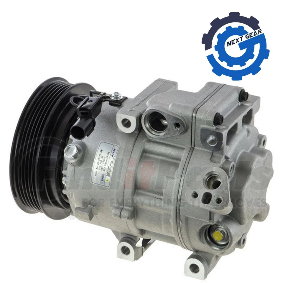 Nuevo compresor de aire acondicionado Omega para Hyundai Santa Fe Kia Amanti 2007-2009 20-21773-AM Foto 2 de 2
