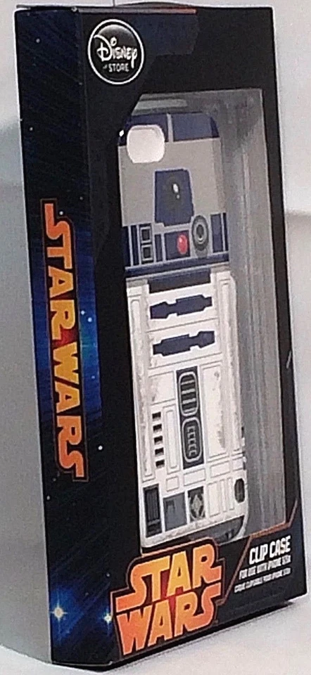 RARE STAR WARS R2D2 iPhone 5/5S CLIP CASE w KICKSTAND Disney Store EXCLUSIVE NIP - Image 2 of 4