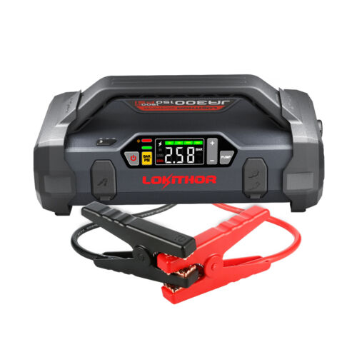 Car Jump Starter Battery with Air Compressor 1500A 12V Charger Emergency Power  - Afbeelding 1 van 10