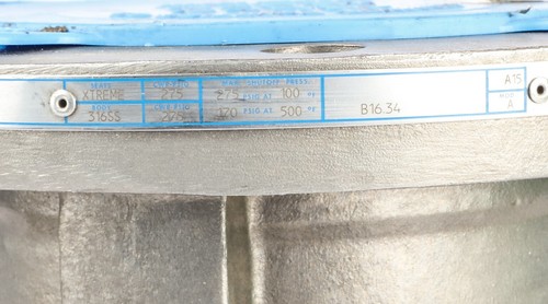 Metso Jamesbury 4" Flanged Stainless Ball Valve 7150313600XTZ2, Class 150 - Picture 11 of 11