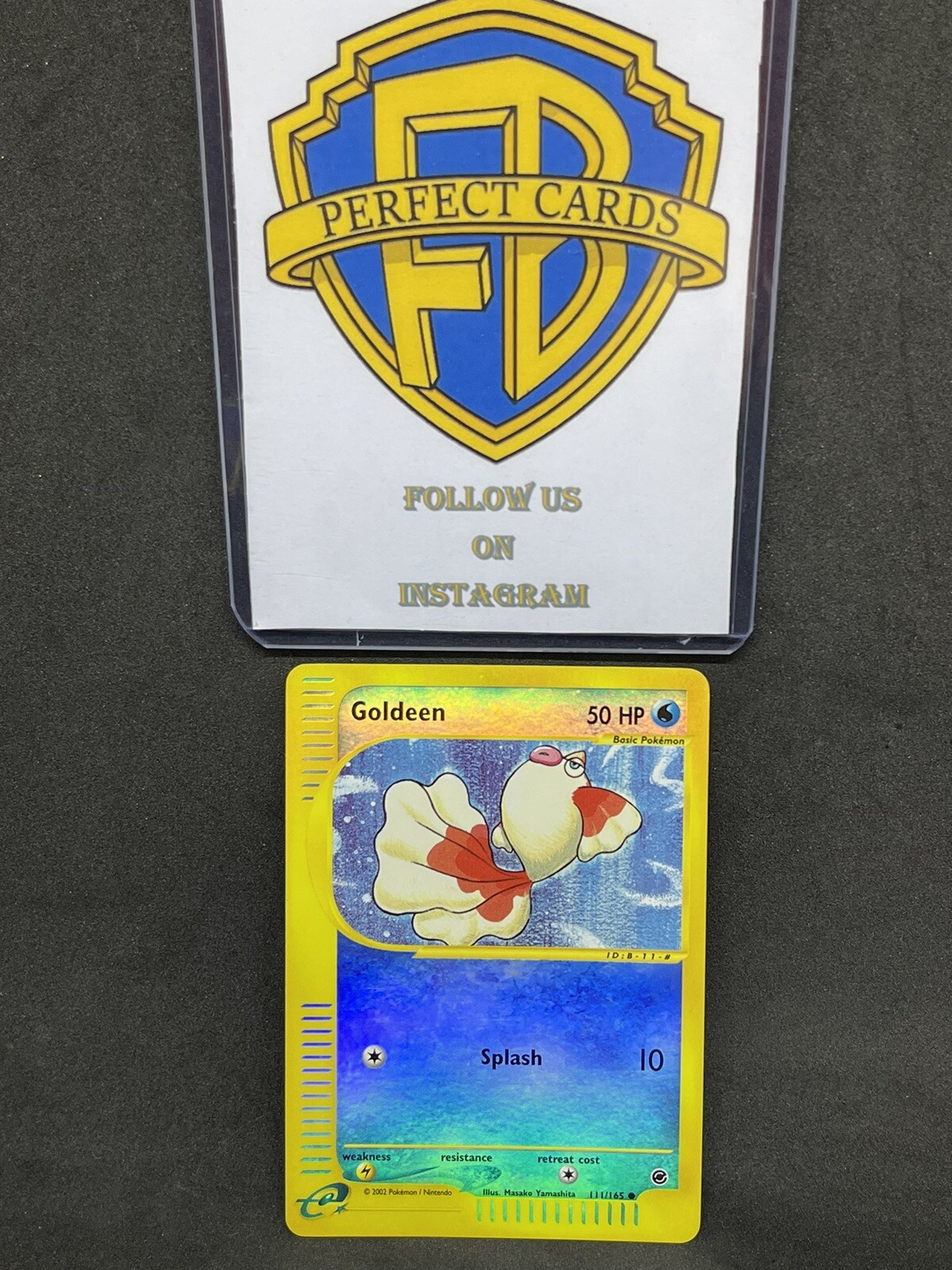 POKÉMON EXPEDITION GOLDENEEN REVERSE 111/165 NM- ENG
