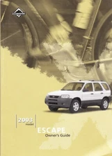 2003 Ford Escape GENUINE Owner's Glovebox Manual Portfolio 3L8J19A321EAP - NEW