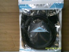 DTech DB9 9 Pin Serial Cable Male to Male RS232 Straight Through, Laptop 6ft