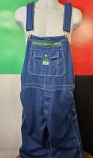 Liberty Mens Classic Blue Jean Farmers Bibs Denim Overalls Men's Size 42x32