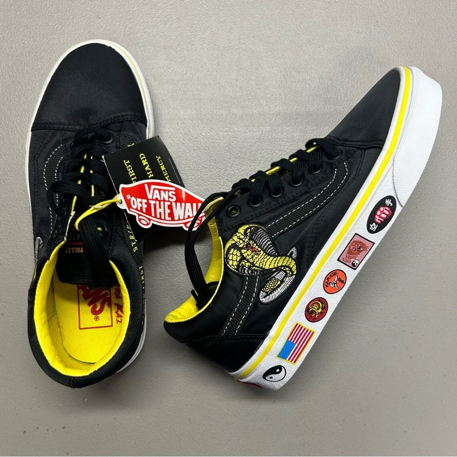 Scarpe da skate basse Vans Cobra Kai sneakers scarpe da tennis oldol skoo uom 5 onna d