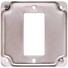 Raco Square Steel 1 gang 4.125 in. H X 4.125 in. W Exposed Work Cover