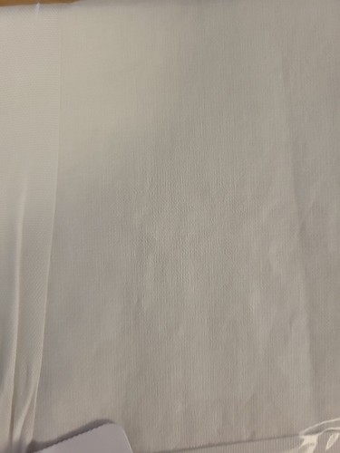 European Linen Cotton Shower Curtain White 72" X 72" - Picture 3 of 4