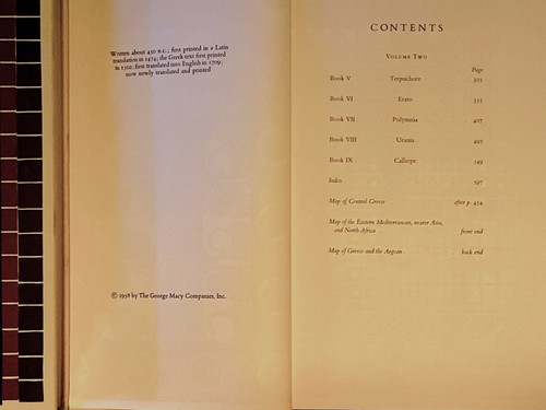 THE HISTORIES OF HERODOTUS 2 Vol HC Set Heritage Press in Slipcases Vtg 1958 - Picture 13 of 14