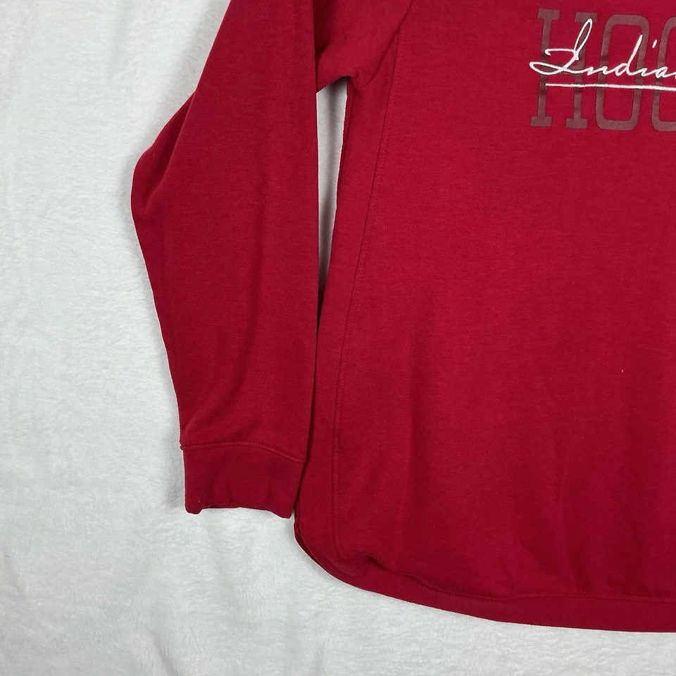 Suéter Champion Indiana University Hoosiers manga larga para mujer XL rojo NCAA Foto 4 de 4