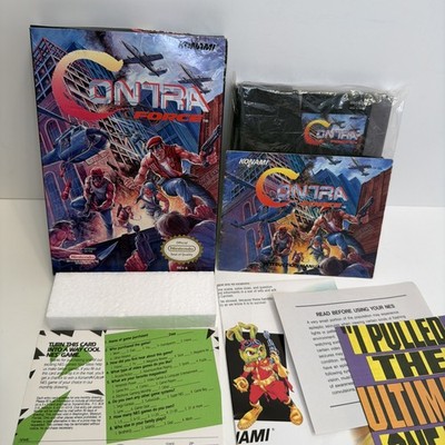 Contra Force Nintendo Entertainment System NES Complete CIB +Protective Case