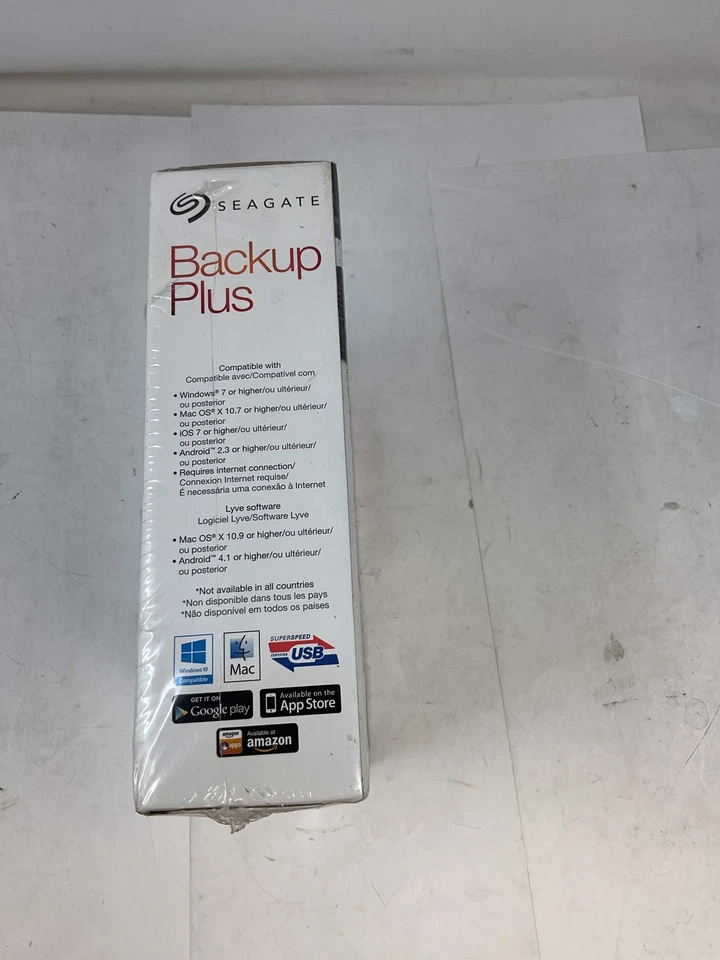 SEAGATE BACKUP PLUS 2TB DESKTOP STORAGE STDT2000100 - NEW - Image 2 of 3