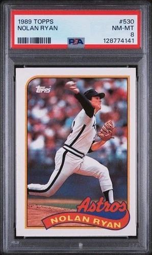 1989 Topps - Nolan Ryan #530 PSA 8 NM-MT Astros