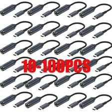 Lot 10-100 For HP DELL 100W 7.4mm Power Adapter Converter Cable To USB-C Port US