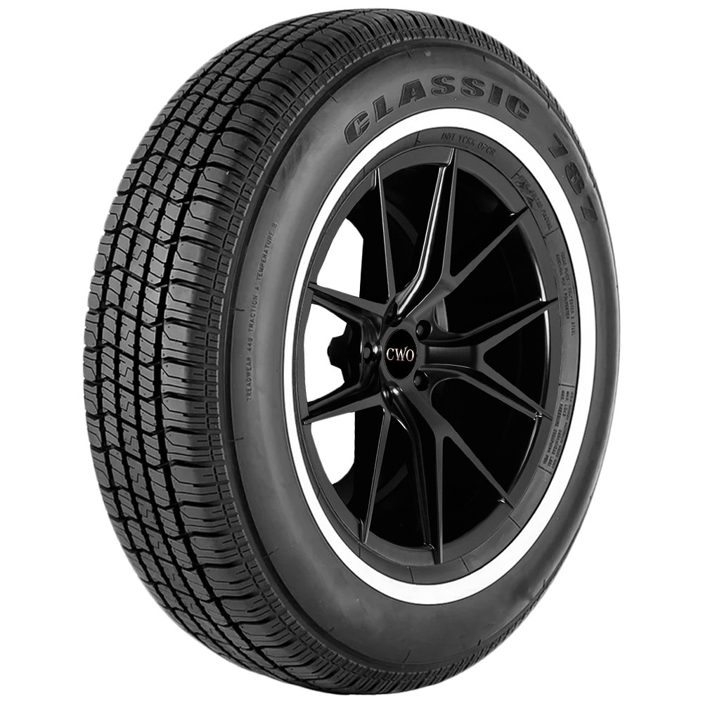 (QTY 2) P215/75R15 Venezia Classic 787 100S SL White Wall Tires | eBay