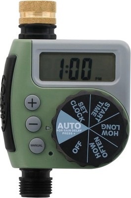 Orbit One Outlet Single-Dial Hose Faucet Timer - Easy Programmable - For Garden