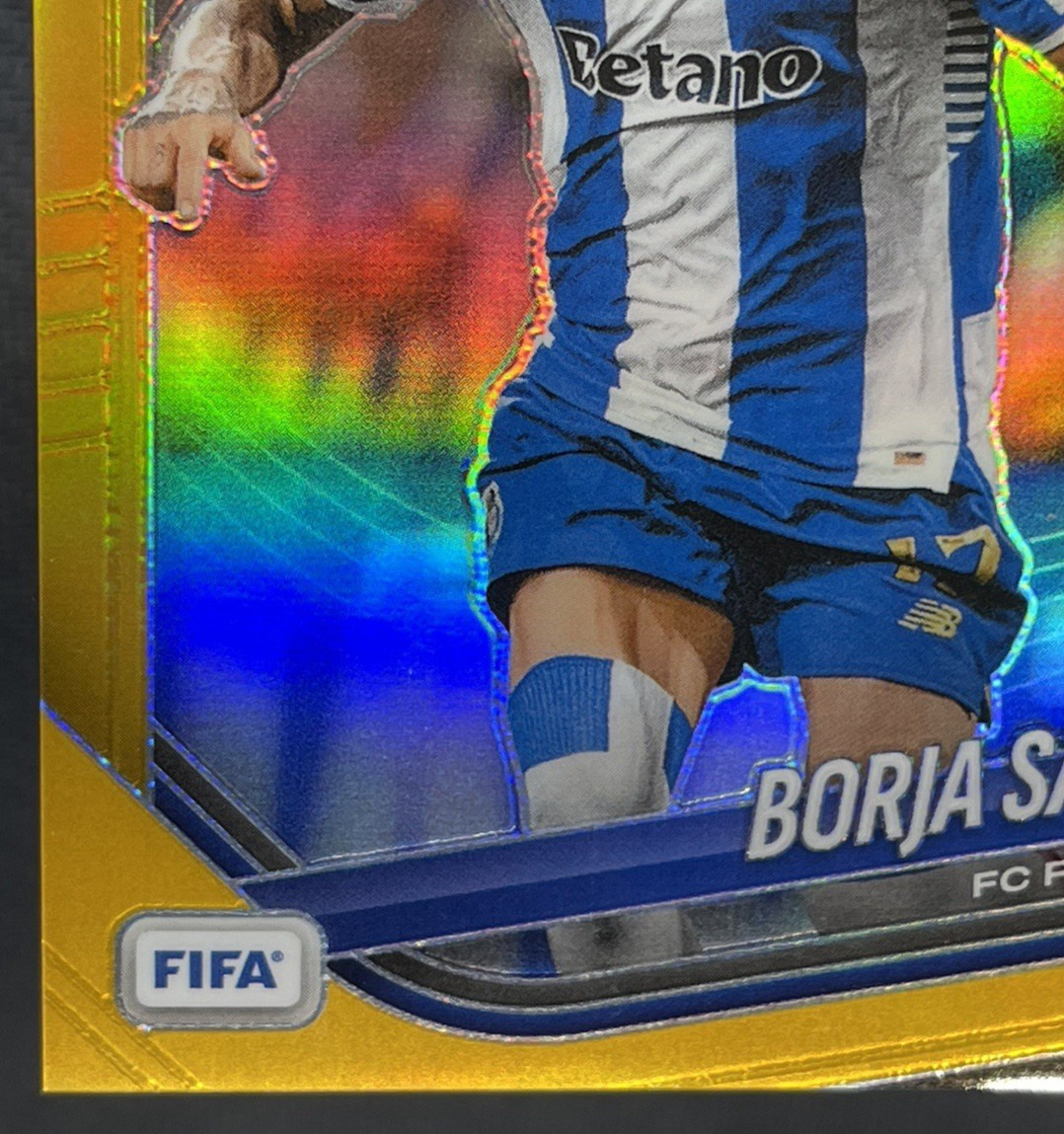 Borja Sainz 2025-26 Panini Prizm FIFA Gold 10/10 #261 FC Porto *READ view 9