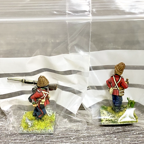 2x 28mm 24th Regiment Of Foot Painted Metal Miniatures Zulu 1879 Wargames #30 - Bild 3 von 4