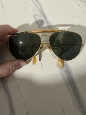 Vintage B L Ray Ban USA Aviator Sunglasses.