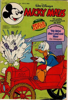 Micky Maus Heft Nr. 10 1982 Walt Disney Egmont Ehapa Verlag GmbH Vintage Retro