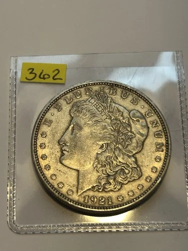 1921-S Morgan Silver Dollar, 90% EF