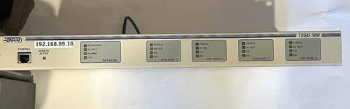 Adtran T3SU 300 1200217L4 T3 DSU/CSU with Modules Quad DSX-1 10/100T working