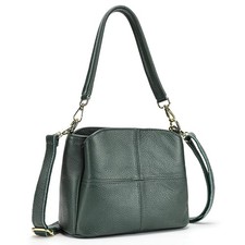 Genuine Leather Shoulder Bag Small Crossbody Bags Purse Mini Casual Hobo Lady...