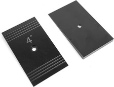 4 Degree Universal Pinion Angle Correction Shims, 3'' Suspension Axle Shims