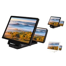 Big Screen Phone Magnifier, Screen Magnifier for Cell Phone, 3D Hd Mobile Black